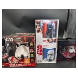 Star Wars Collectibles Mixed Lot - iHome Vader Speaker, Stormtrooper, Gift Set
