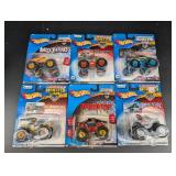 Hot Wheels Monster Jam Carded Truck Lot of 6