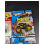 Vintage Hot Wheels Monster Jam 4-Car Set Eradicator, Wolverine, He-Man & American Guardian