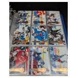 Pinnacle Hockey Insert Card Binder Mixed Lot