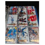 Pinnacle Hockey Insert Card Binder Mixed Lot