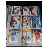 Pinnacle Hockey Insert Card Binder Mixed Lot