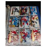 Pinnacle Hockey Insert Card Binder Mixed Lot