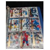 Pinnacle Hockey Insert Card Binder Mixed Lot