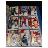 Pinnacle Hockey Insert Card Binder Mixed Lot
