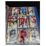 Pinnacle Hockey Insert Card Binder Mixed Lot