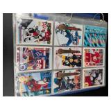 Vintage Hockey Trading Card Binder Mixed Lot