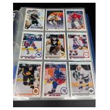 Vintage Hockey Trading Card Binder Mixed Lot
