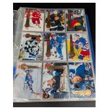 Vintage Hockey Trading Card Binder Mixed Lot