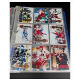 Vintage Hockey Trading Card Binder Mixed Lot