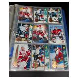 Vintage Hockey Trading Card Binder Mixed Lot