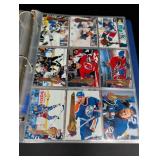 Vintage Hockey Trading Card Binder Mixed Lot