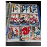 Vintage Hockey Trading Card Binder Mixed Lot