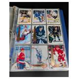 Vintage Hockey Trading Card Binder Mixed Lot
