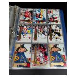 Vintage Hockey Trading Card Binder Mixed Lot