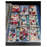 Vintage Hockey Trading Card Binder Mixed Lot