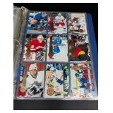 Vintage Hockey Trading Card Binder Mixed Lot