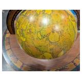 Globe Bar Cabinet Zodiac Map Design