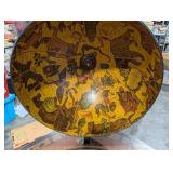 Globe Bar Cabinet Zodiac Map Design