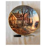 Terry Redlin Autumn Evening Heartland Collection Plate 1994