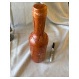 Decorative Wine Bottle Holder & Wooden Bottle Puzzle Case Lot