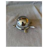 Irvinware Chrome Turtle Toothpick Holder MCM Vintage Made in USA