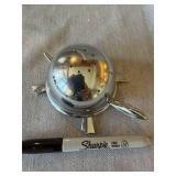 Irvinware Chrome Turtle Toothpick Holder MCM Vintage Made in USA