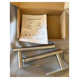 4 Pc Home Organizer Lot Sink Caddies & Toilet Paper Holders Open Box