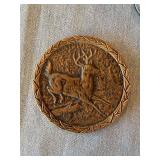 9 Metal Napkin Rings Deer Coaster Wood Honey Dipper Rustic Decor Lot