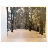Limited Edition Winter Scene Photographic Prints Pair 82/170 83/170