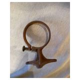 Vintage Cast Iron Adjustable Flower Pot Wall Mount Bracket Rust Patina