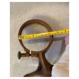 Vintage Cast Iron Adjustable Flower Pot Wall Mount Bracket Rust Patina