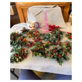 Christmas Decor Lot Holly Candle Rings Target Wondershop Mug Pink Tree