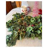 Christmas Decor Lot Holly Candle Rings Target Wondershop Mug Pink Tree