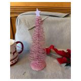 Christmas Decor Lot Holly Candle Rings Target Wondershop Mug Pink Tree
