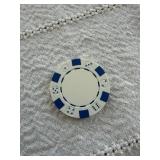 Da Vinci Poker Chips Blue White 100 Count Non-Denominated Set