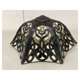 Tiffany Style Stained Glass Lamp Shade Floral Panel Replacement Shade Good