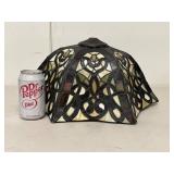Tiffany Style Stained Glass Lamp Shade Floral Panel Replacement Shade Good