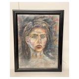 William Beekman "Silence" Portrait Art WRB Framed