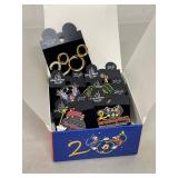 Walt Disney World 2000 Millennium 6 Pin Set w/ Box on Cards