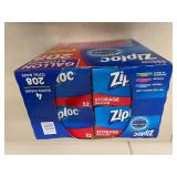 Ziploc Gallon Storage Bags 208 Count 4 x 52 Grip 