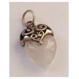 Sterling Silver Heart-Shaped Pendant