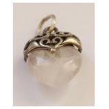 Sterling Silver Heart-Shaped Pendant