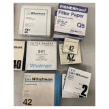 Whatman Fisherbrand Lab Filter Paper Assortment Mixed Sizes Grades