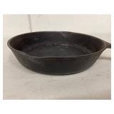 Unmarked Cast Iron Skillets #8 #9 with Trivet Helper Handle Set