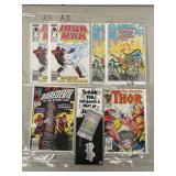 Marvel/DC Comic Lot Thor #338 Iron Man #219 + Secret Lair SpongeBob