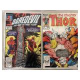 Marvel/DC Comic Lot Thor #338 Iron Man #219 + Secret Lair SpongeBob