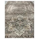 Kirkton House Washable Runner Rug Distressed Medallion 24x70 Good