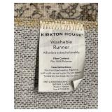 Kirkton House Washable Runner Rug Distressed Medallion 24x70 Good