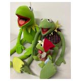 Kermit the Frog Plush Set of 3 incl Eden Christmas McDonald